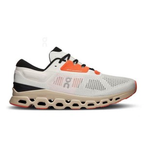 Beige On Cloud Cloudstratus 3 Men's Running Shoes | On_IN8938
