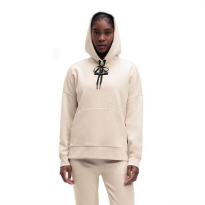 Beige On Cloud Women's Hoodie | On_IN8863