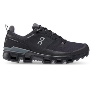 Black On Cloud Cloudwander Waterproof Men's Hiking Shoes | On_IN8554
