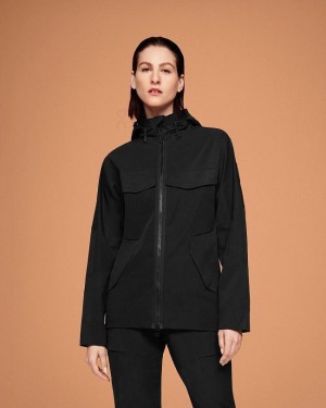 Black On Cloud Explorer Women's Jackets | On_IN8515