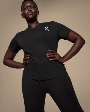 Black On Cloud Graphic-T Women's T Shirts | On_IN8700