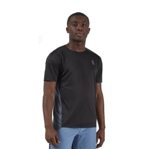 Black On Cloud Performance-T Men's T Shirts | On_IN8705
