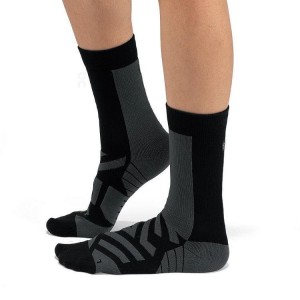 Black On Cloud Performance High Men's Socks | On_IN8499