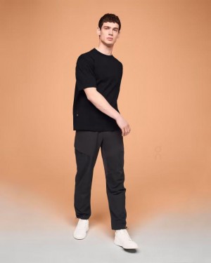 Black On Cloud Studio-T Men's T Shirts | On_IN8864