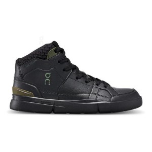 Black On Cloud THE ROGER Clubhouse Mid Sensa Women's Sneakers | On_IN9078