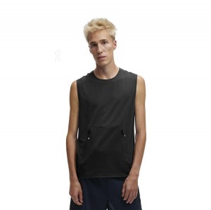 Black On Cloud Training Men's Tank Tops | On_IN8342