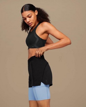 Black / Blue On Cloud Active Women's Shorts | On_IN8078