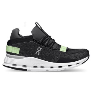 Black / Green On Cloud Cloudnova Women's Sneakers | On_IN8624
