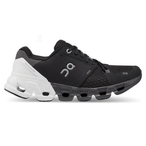 Black / White On Cloud Cloudflyer 4 Wide Women's Running Shoes | On_IN8963