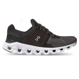 Black / White On Cloud Cloudswift Women's Running Shoes | On_IN8528
