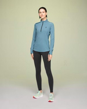 Blue On Cloud Climate Women's T Shirts | On_IN8712