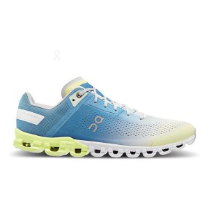 Blue / Yellow On Cloud Cloudflow Men's Running Shoes | On_IN8281