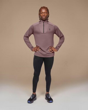 Brown On Cloud Climate Men's T Shirts | On_IN8116