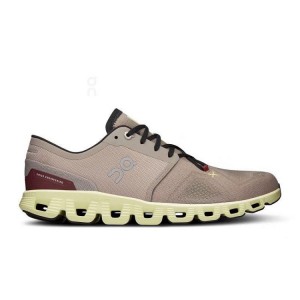 Brown On Cloud Cloud X 3 Men's Running Shoes | On_IN8265
