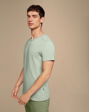 Green On Cloud On-T Men's T Shirts | On_IN8907