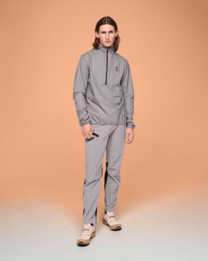 Grey On Cloud Waterproof Anorak Men's Jackets | On_IN8746