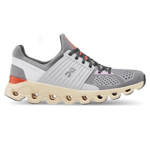 Grey / Beige On Cloud Cloudswift Women's Running Shoes | On_IN8954