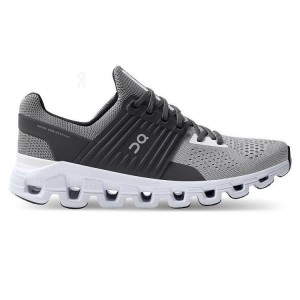 Grey / Black On Cloud Cloudswift Men's Running Shoes | On_IN8908
