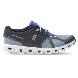 Grey / Blue On Cloud Cloud 5 Push Men's Sneakers | On_IN8023
