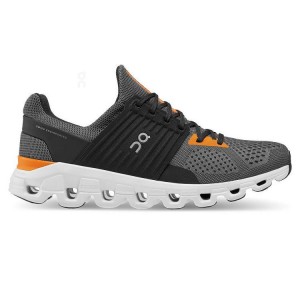 Grey / Orange On Cloud Cloudswift Men's Running Shoes | On_IN8698