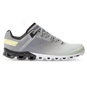 Grey / Yellow On Cloud Cloudflow Men's Running Shoes | On_IN8325