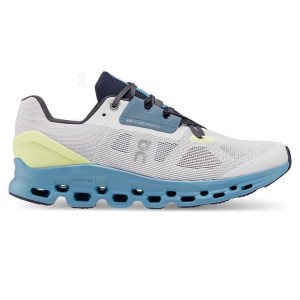 Grey / Yellow On Cloud Cloudstratus Men's Running Shoes | On_IN1181