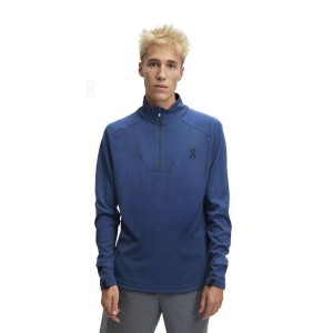Navy On Cloud Climate Men's T Shirts | On_IN8924