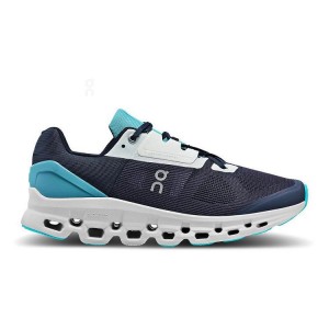 Navy On Cloud Cloudstratus Men's Running Shoes | On_IN9084