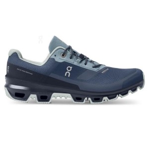 Navy On Cloud Cloudventure Waterproof Men's Trail Running Shoes | On_IN9076