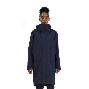 Navy On Cloud Parka Women's Jackets | On_IN8447