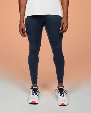 Navy On Cloud Performance Men's Leggings | On_IN8429