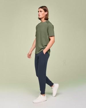 Olive On Cloud Focus-T Men's T Shirts | On_IN8790