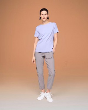 Purple On Cloud Focus-T Women's T Shirts | On_IN8533