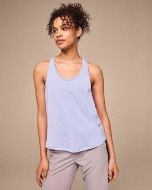 Purple On Cloud Focus Women's Tank Tops | On_IN8573