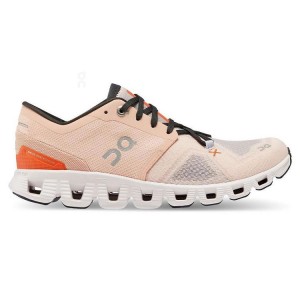 Rose On Cloud Cloud X 3 Women's Running Shoes | On_IN8631