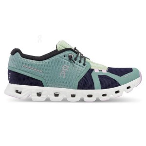 Turquoise On Cloud Cloud 5 Push Women's Sneakers | On_IN8484