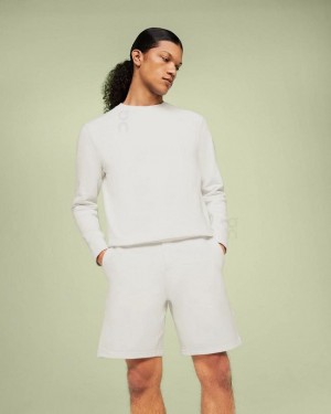 White On Cloud Sweat Men's Shorts | On_IN8553