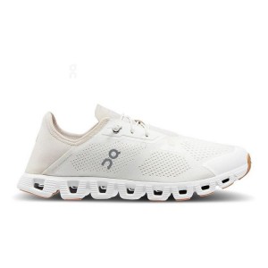 White / Beige On Cloud Cloud 5 Coast Men's Sneakers | On_IN8623