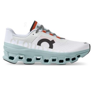 White / Blue On Cloud Cloudmonster Men's Running Shoes | On_IN8770