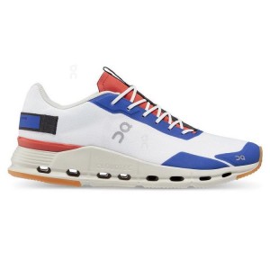 White / Blue On Cloud Cloudnova Form Women's Sneakers | On_IN8683