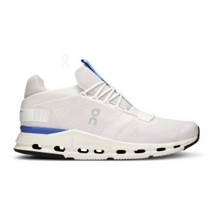 White / Blue On Cloud Cloudnova Men's Sneakers | On_IN9165