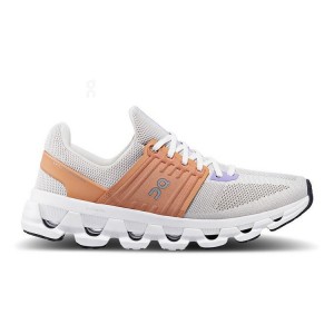 White / Gold On Cloud Cloudswift 3 AD Women's Sneakers | On_IN9147