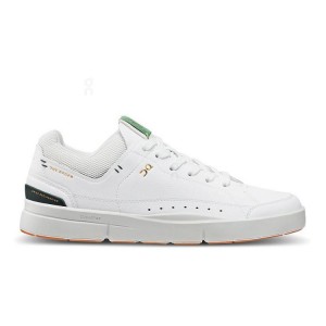 White / Green On Cloud THE ROGER Centre Court Men's Sneakers | On_IN8030