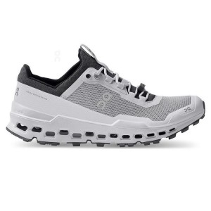 White / Grey On Cloud Cloudultra Women's Trail Running Shoes | On_IN9138