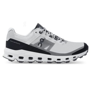 White / Grey On Cloud Cloudvista Women's Trail Running Shoes | On_IN8080