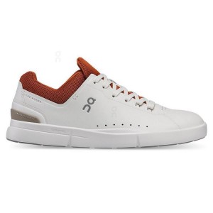 White / Orange On Cloud THE ROGER Advantage Men's Sneakers | On_IN8794