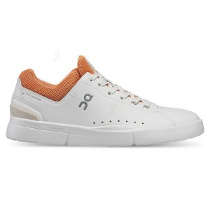 White / Orange On Cloud THE ROGER Advantage Women's Sneakers | On_IN9082