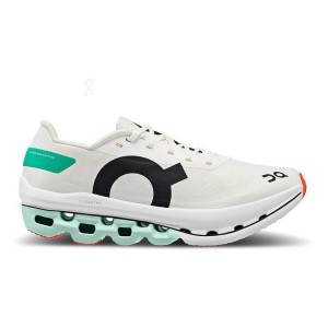White / Turquoise On Cloud Cloudboom Echo Women's Running Shoes | On_IN8966