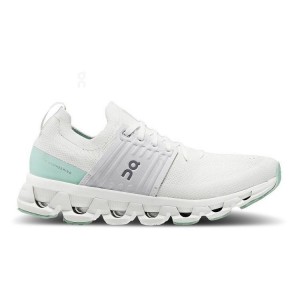White / Turquoise On Cloud Cloudswift 3 Women's Running Shoes | On_IN8014