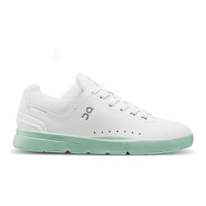 White / Turquoise On Cloud THE ROGER Advantage Women's Sneakers | On_IN8527